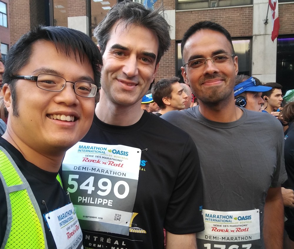 The three running amigos