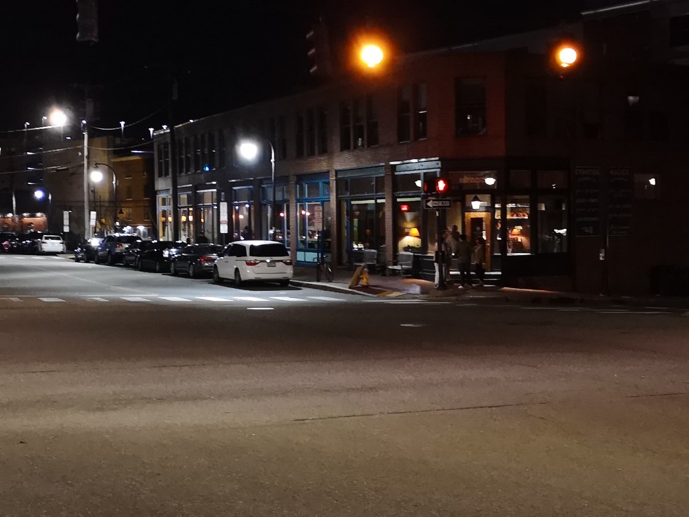 Outside the Eventide Oyster Co.