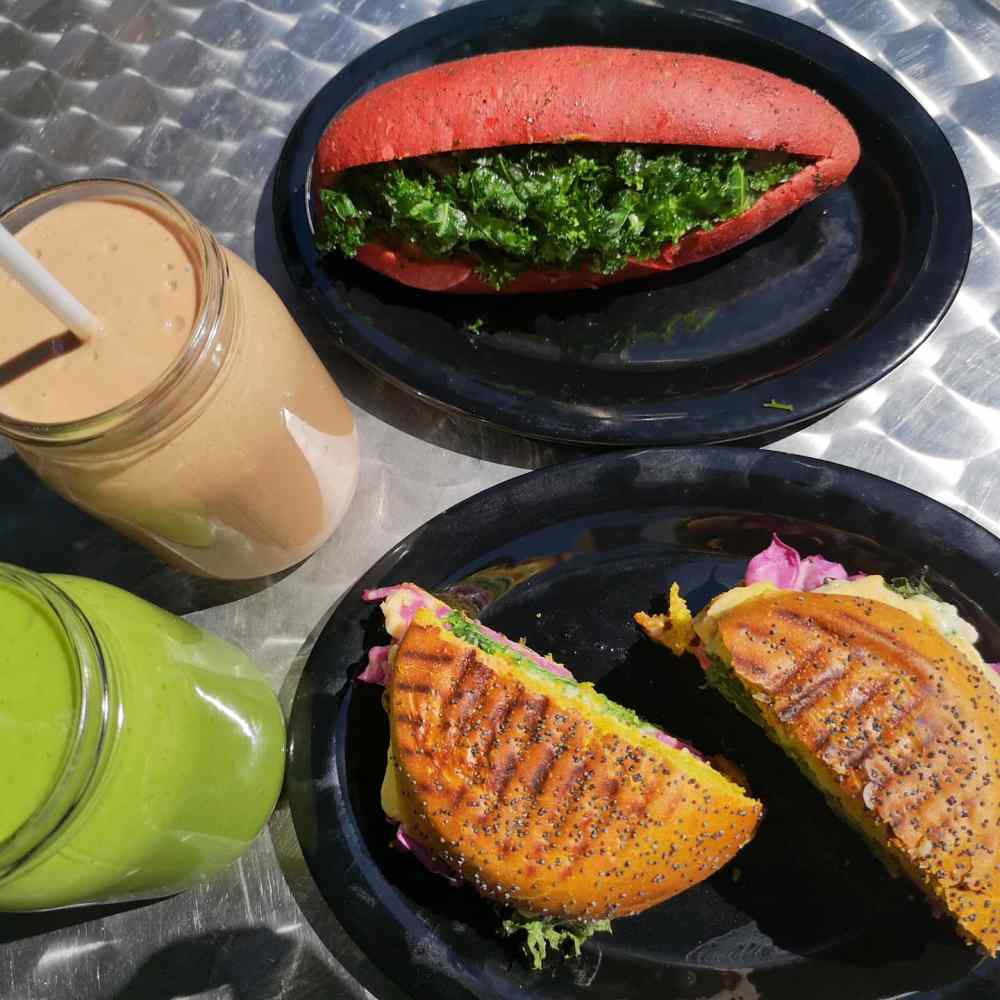 A healthy, meatless lunch